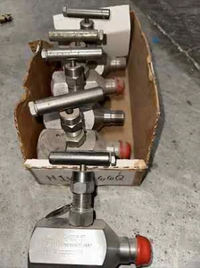 (5 Lot) 3/4 NPT 316SS Needle Valve (6000 Psi) Anderson Greenwood H1VES-66Q SG - Picture 1 of 5