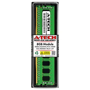 8GB 1Rx4 PC4-2133 RDIMM Supermicro 6029U-E1CR4 6029U-E1CR4T F619P2-RT Memory RAM - Picture 1 of 3