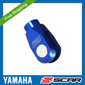 REAR BRAKE CLEVIS YAMAHA YZ 65 85 SEROW250 TRICKER XT250X YFZ450 RAPTER700R BLUE - Picture 1 of 2