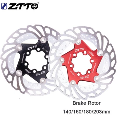 ZTTO Bike Brake Rotors 140/160/180/203mm MTB Road Bike Floating Disc Brake Rotor