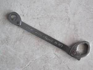 Vintage Schwerlast Multi Schraubenschlüssel 9-14 mm & 15-22 mm oder 3/8 & 13/16, - Bild 1 von 4