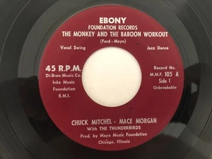 Chicago R&B Black Rocker 45 CHUCK MITCHEL & THUNDERBIRDS Ebony HEAR - Bild 1 von 2