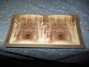 (1114) Stereoview Underwood The Holy Sepulchre Jerusalem - Picture 1 of 2