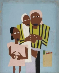 Fright – William H. Johnson 1930 Harlem Renaissance Art Print to Frame Gift - Picture 1 of 2