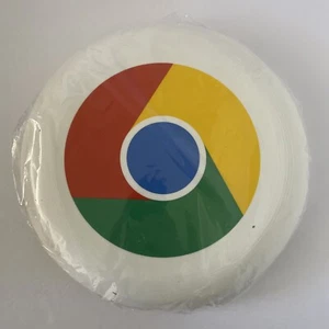 Google Chrome Advertising Promo Logo Frisbee 10.5 Inch Plastic Rare Flying Disc - Picture 1 of 2