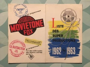 Liste des Super Productions 1962 1963 - 20th CENTURY FOX - Afbeelding 1 van 5