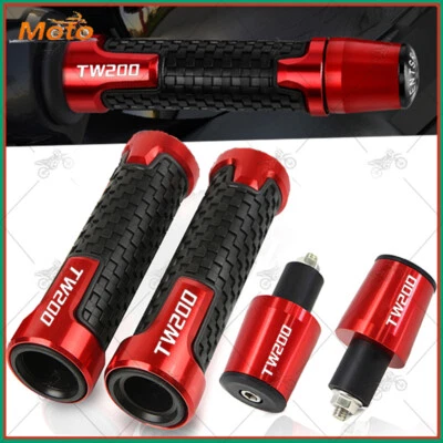 Extremos de empuñaduras de manillar de motocicleta CNC para accesorios YAMAHA TW200 TW 200 Foto 1 de 4