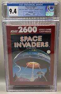 Space Invaders Atari 2600 1988 Graded CGC Video Game 9.4 A+ Vintage Rare Piece - Picture 1 of 3