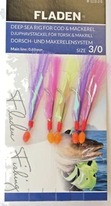 5 Stück Flash Rigs Mehrfarbig Rainbow Größe 3/0 Federn Makrelenköder 5 Haken - Bild 1 von 1