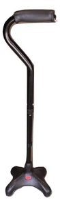 Harvy Quad Cane - Walking Stick for Men and Women - Lightweight Adjustable - Picture 1 of 8