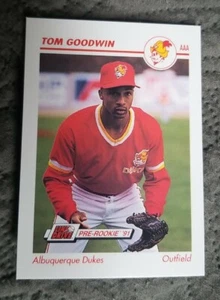 1991 Line Drive AAA #6 Tom Goodwin - Albuquerque Dukes  - Picture 1 of 2