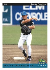 1993 Elmira Pioneers Classic/Best #10 Matt Martinez