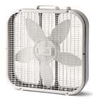 20" Classic Box Fan with Weather-Resistant Motor, 3 Speeds, 22.5" H, White