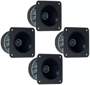 4x Eminence APT 80 3.4"x3.4" HF Driver 35W APT: 50 Driver + APT:80S Conical Horn - Picture 1 of 3