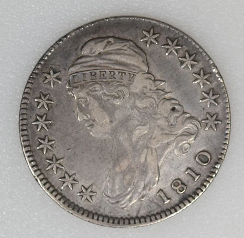 1810 Capped Bust Half-Dollar - VF/XF Detail (lt scratches) Cover