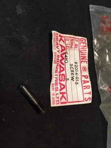 KAWASAKI NOS NEW KS KD KE CLUTCH ADJUSTER SCREW 1974-83 92014-015 OM11 - Bild 1 von 12