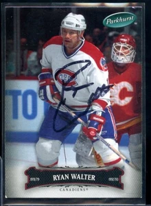 Ryan Walter signed autographed Auto 2006-07 Parkhurst card #158 Canadiens - Picture 1 of 1