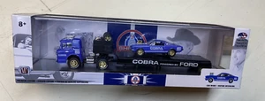 M2 Machines R36 Auto Haulers Cobra 1966 Ford C-600&1966 Shelby Cobra GT 350 1:64 - Picture 1 of 17