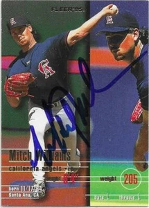 MITCH WILLIAMS Autographed Signed 1995 Fleer Update card #U-69 California Angels - Picture 1 of 1