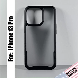 Basic Case for iPhone 13 Pro - Frosted Black | Rigid Side Buttons | USED - Picture 1 of 10