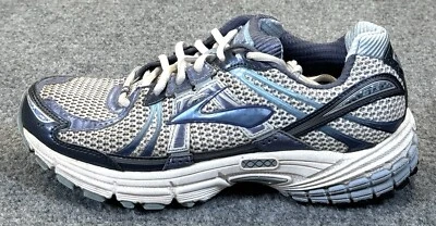 Brooks Adrenaline GTS 12 Gray Womens 10 B Running Shoes Sneakers 1201001B478 - Image 1 of 4