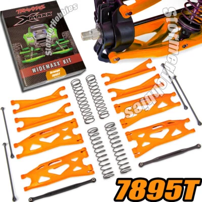 Комплект подвески Traxxas 7895T X-Maxx WideMaxx оранжевый TRA7895T - Изображение 1 из 4