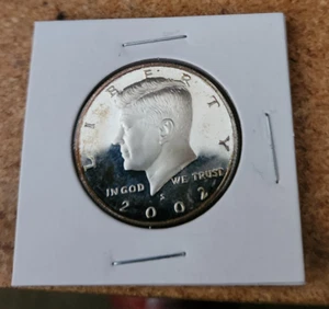 2002 s silver proof Kennedy half dollar - Picture 1 of 2