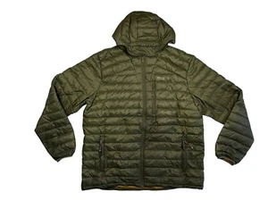 MOUNTAIN WAREHOUSE Green Warm DOWN WINTER JACKET Ski Hike Puffer Coat Men's XXL - Picture 1 of 11