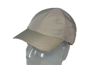 Oxford nylon NWT earflap lined baseball cap tan medium - Picture 1 of 5