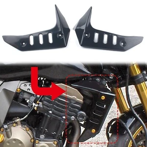 Left & Right Side Radiator Fairing Cover Panel Black For Kawasaki Z750 2004-07 - Picture 1 of 9