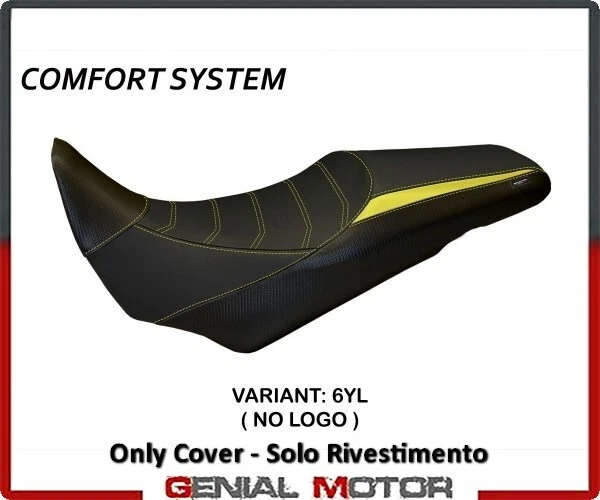 Rivestimento sella Palermo Comfort Giallo (YL)T.I. SUZUKI V-STROM 1000 2014>2019 Foto 1 de 2
