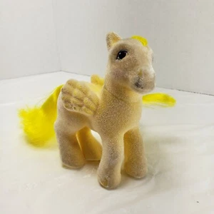 G1 Vintage My Little Pony - So Soft Flocked Pony Lofty Figure RARE COLLECTIBLE - Picture 1 of 9