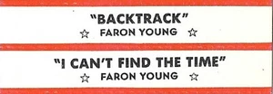 Jukebox Titelstreifen - Faron Young: ""Backtrack"" / ""I Can't Find The Time"" Vers 2 - Bild 1 von 1