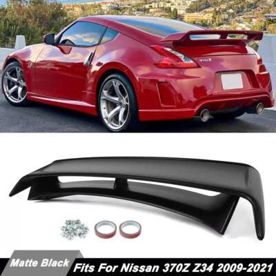 Nismo Rear Trunk Spoiler Wing Lip- Unpainted ABS For 2009-2021 Nissan 370Z Z34 - Image 1 of 4
