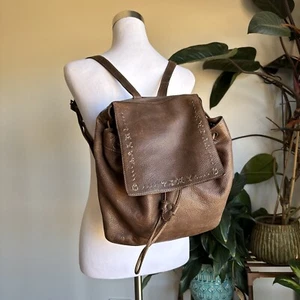 VTG Campomaggi Leather Backpack Italian Designer Bag Nicely Worn In Adjustable - Picture 1 of 24