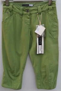 Sportmax Code Max Mara Capri Casual Green Pants Size US 4 DE 34 NEW - Picture 1 of 8