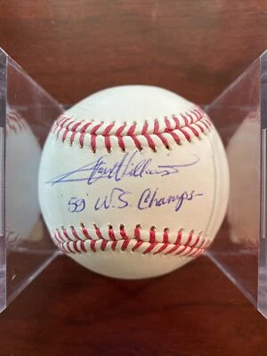Stan Williams Dodgers “50’ W.S. Champs” Signed/Autograph Baseball COA - Imagem 1 de 4