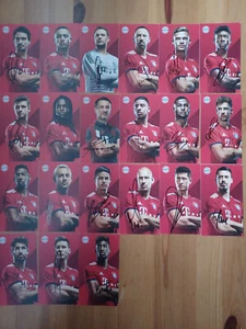 FC Bayern München 21 original signierte Autogrammkarten / Adventskalender - Picture 1 of 1