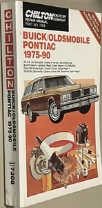 CHILTON Buick Oldsmobile Pontiac 1975-90 Automotive Repair Manual Book Part 7308 - Picture 1 of 2