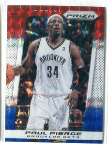 2013-14 Panini Prizm Paul Pierce RED WHITE & BLUE PRIZM REFRACTOR #55 NETS - Picture 1 of 1