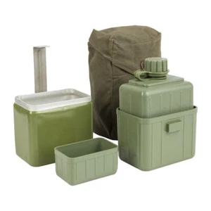 Essgeschirr mit Feldflasche Oliv Original Jugosl Armee Kochgeschirr Messkit Army - Bild 1 von 1
