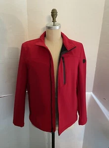 Calvin Klein CK Jacket Water Resistant Red Size M New Without Tags - Picture 1 of 8