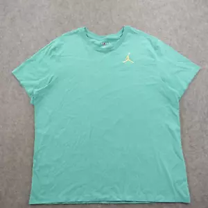 Nike Air Jordan Shirt Mens 2XL XXL Green Jumpman Emerald Rise Long Sleeve Tee - Picture 1 of 11