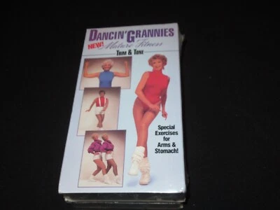 2 Dancin' Grannies Sealed VHS Tapes set Mature Fitness Trim & Tone / Beginners - Image 1 of 4