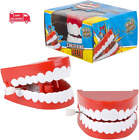 Chattering Teeth Wind up Toy, Set of 6, Windup Chomping Toy Mouth, Dental Tooth