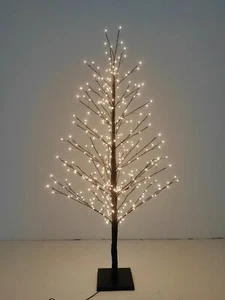 3.9 Ft/5.8 Ft Black Birch Tree W/LED Lights Indoor Christmas Tree Decor - Picture 1 of 12
