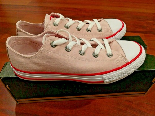Scarpe Converse All Star Check Taylor Junior Ragazze CTAS OX Barely Rose Whi Taglia 3