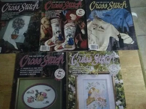 For the Love of Cross Stitch Magazines Five 1993 Issues - Picture 1 of 5