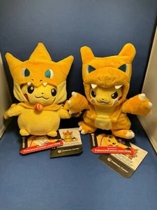 2019 Pokemon Center Poke Maniac Pikachu Charizard Y Costume Plush New with Tags - Picture 1 of 2