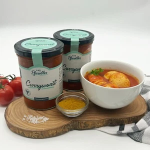 hausgemachte Fertiggerichte, Currywurst im Glas (2 Gläser á 400 gr.) - Bild 1 von 1